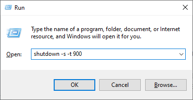 Schedule Shutdown Windows 10